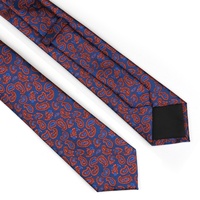 Ensemble 4 pièces personnalisable pour homme, motif cachemire, cravate nouée à la main, pochette de costume, boutons de manchette et broche de revers pour mariage et affaires