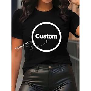 Camiseta <span class=keywords><strong>de</strong></span> Punto Informal Transpirable con Logotipo Personalizado Estampado para Mujer, PRAISE the LORD - Product Image 6