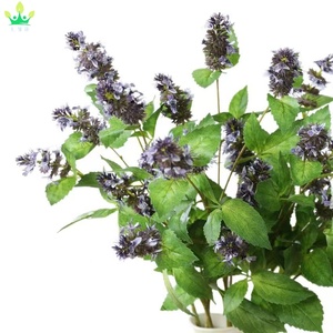 Bouquet Artificiel de Fleurs de <span class=keywords><strong>Patchouli</strong></span> et d'Hydrangeas à 3 Têtes pour Décoration de Table, Vase, Maison, Noël, Nouvel An Chinois, Mariage, Fête - Product Image 4
