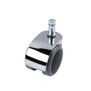 Rueda giratoria para silla de oficina de 2 pulgadas, de aleación y poliuretano gris, con mecanismo de bloqueo, para uso en el hogar y la oficina. - Product Image 4