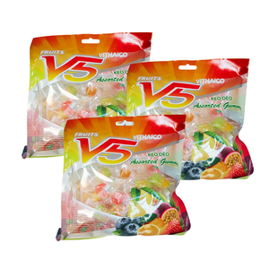 Caramelos de Goma V5 260g, Deliciosos Sabores Mixtos de Frutas, Golosinas de Gelatina Surtidas, Premios Diarios para Niños, Suministrado por Vithaico Vietnam - Product Image 4