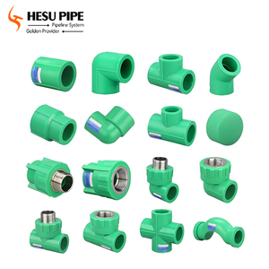 Trung Quốc Nhà máy cung cấp Hot Bán màu xanh lá cây tất cả các loại PPR ống và phụ kiện <span class=keywords><strong>End</strong></span> Cap ống nước phụ kiện mông hàn ống khuỷu tay phù hợp - Product Image 2
