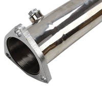 54.ODM/OEM Downpipe d'échappement turbo argenté personnalisable haute performance pour AUDI A4/VW PASSAT 1.8T 1997-2005