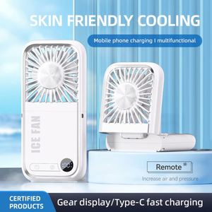 Mini Wearable Personal Usb Rechargeable Foldable Travel Handheld Outdoor Four-Speed Plastic Air Cooler Fan - Product Image 2