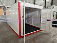 Conteneur de stockage mobile autoportant et pliable de 20 pieds avec porte battante à une extrémité, modèle Oakland (USA)