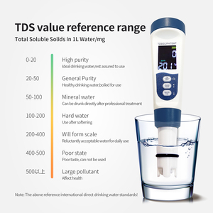 Meistverkaufter 2025 4-in-1 Intelligenter Sprachgesteuerter Wasserqualitätstester für Hydroponik und Aquakultur PH TDS EC Temp Hohe Genauigkeit mit Hintergrundbeleuchtung - Product Image 3