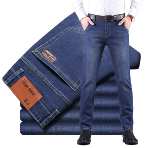 Jeans de Hombre de Alta Calidad, Corte Regular, Azul Clásico, Corte Recto, Cómodos y Elegantes para Uso Diario, Producción en Masa - Product Image 6