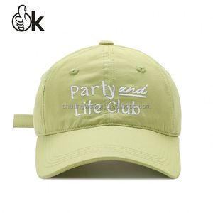 Casquette de baseball 6 panneaux personnalisée avec logo brodé, en coton et polyester, sangle réglable, unisexe, style Dad Hat, vente en gros OEM - Product Image 2