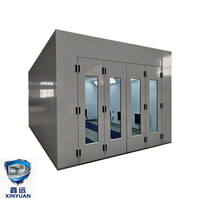 Cabine de peinture automobile infrarouge électrique Xinyuan, design de table, séchage 80°C, pour petites pièces, pulvérisation, durcissement, éclairage LED, automobile