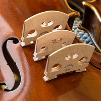 Instrument de musique de haute qualité pas cher prix de gros pleine grandeur fini et semi-fini violon érable pont