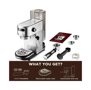 Machine à café expresso portable semi-automatique électrique numérique programmable <span class=keywords><strong>italienne</strong></span> 1230W avec réservoir d'eau de 1,3L pour la maison - Product Image 6