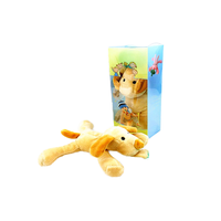 Sucette en peluche personnalisée pour bébé avec jouet pour chat Velboa marron sucette Nuk souple porte-sucette en peluche chat dessin animé
