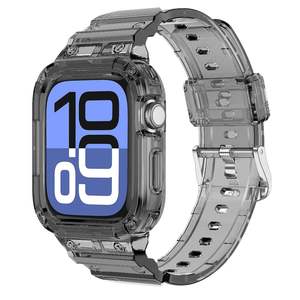 New Arrive TPU <b>Watch</b> Strap for Apple <b>Watch</b> S10 S11 42mm 46mm Anti-Drop Charm Integrated Transparent Glitter <b>Watch</b> Band - Product Image 3