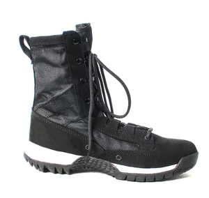 Bottes de désert en daim noir légères TSB1102, nouvelle collection mode, pour le sport et les activités de plein air, avec bordure blanche sur la semelle extérieure - Product Image 4