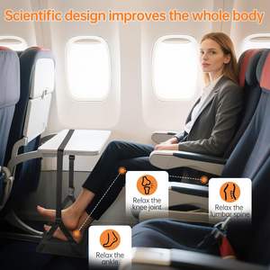 Chine usine réglable pliant mousse à mémoire voyage avion repose-pieds bureau sous bureau bagage à main repose-pieds <span class=keywords><strong>hamac</strong></span> - Product Image 6