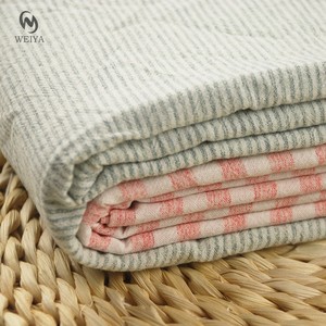 थोक मूल्य अच्छा कपड़ा कपड़ा फैक्टरी बुना हुआ कपड़ा सफेद गुलाबी रंग के 90 कपास 10 लिनन कपड़े - Product Image 1