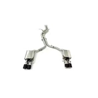 RVE Audi SQ5 B8/B8.5 3.0T 2016-2024 Garansi 3 Tahun Pipa Knalpot Stainless Steel dengan Katup Peredam Suara Tebal 1.5mm Poles Cermin OEM