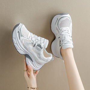 <span class=keywords><strong>Zapatillas</strong></span> <span class=keywords><strong>Deportivas</strong></span> de Plataforma Vintage para <span class=keywords><strong>Mujer</strong></span>, Estilo Casual Urbano, a la Moda, con <span class=keywords><strong>Cordones</strong></span> - Product Image 4