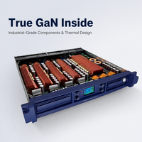 Amplificateur de puissance 4 canaux GaN Classe D 3000W 4500W Montage en rack 1.5U pour concerts, tournées, sonorisation en direct pour stades / arènes / théâtres