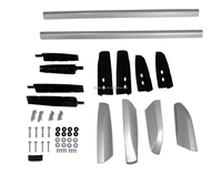 Barres de toit en alliage d'aluminium avec rails transversaux, porte-bagages, accessoires automobiles pour Highlander 2008-2013, accessoires 4x4