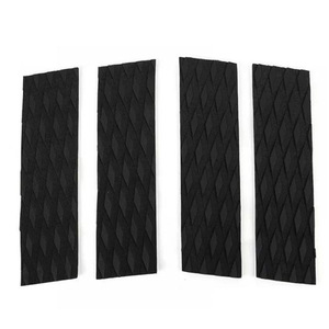 Almohadilla de tracción EVA negra para deportes acuáticos con adhesivo 3M para agarre frontal de tabla de surf - Product Image 4