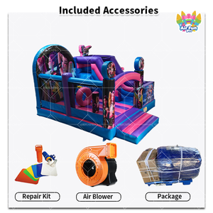 Castello Gonfiabile Commerciale KPOP Demon Hunter per Bambini, Ideale per Feste e Noleggio in Giardino, in PVC - Product Image 3