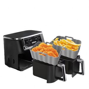 Food-Grade Reusable Non-Stick Silicone Oven Baking Dishes Rectangular Easy Collapsible Pans <b>for</b> Home Kitchen <b>Air</b> <b>Fryer</b> Cake - Product Image 1
