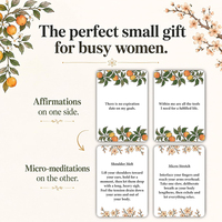 Cartes de versets bibliques personnalisées OEM d'usine, cartes d'affirmation de prière florales aquarellées avec boîte cadeau personnalisée avec couvercle et base