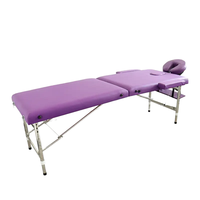 Table de massage professionnelle moderne, portable et pliable, avec cadre en acier inoxydable, de haute qualité, pour spa, école, salle de sport