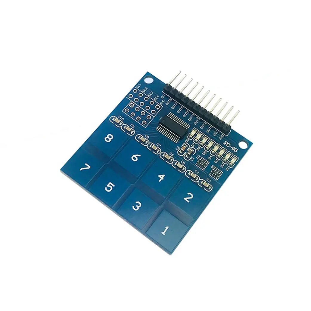 Taidacent Electronic Components TTP226 8 Channel Digital Capacitive Touch Switch Module Capacitive Touch Sensor Switch