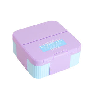 Bencircle N08-2 Rectangle Cute Bento <b>Lunch</b> <b>Box</b> Plastic for Kids School <b>Lunch</b> Insulated Leakproof Heatable - Product Image 4