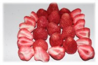 Gefreeze-droogde gemengde vruchten, gefreeze-droogde aardbeien, bananen, moerbeienchips met suiker, groothandel