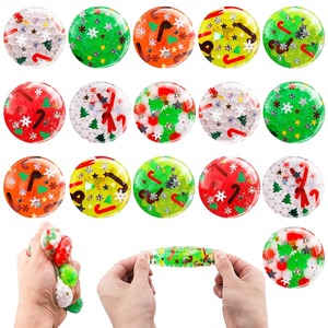 Christmas Squeeze Stress Ball <b>Squishy</b> Sensory Fidget Toy for Anxiety Relief Party Favor Kids Xmas Gift - Product Image 1