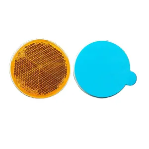 Round E4 approved plastic reflector motorcycle reflex reflector  KM101 