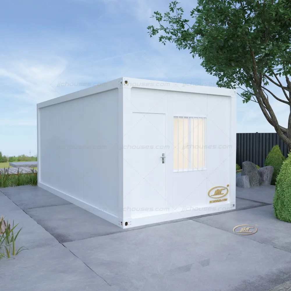 Düz paketi ayrılabilir mutfak plaj otel prefabrik 20ft taşınabilir hareketli komple ev kiti prefabrik konteyner kabin evi