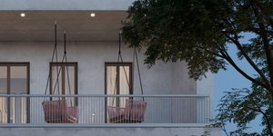Maison patio intérieur et extérieur chaise suspendue meubles porche balançoires à corde unique