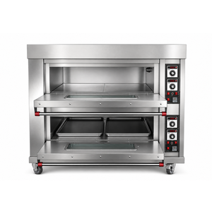 <span class=keywords><strong>Four</strong></span> <span class=keywords><strong>à</strong></span> pâtisserie électrique commercial 9200W pour pain, gâteaux, pizzas et pâtisseries - Product Image 4