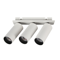 Spot LED Moderne en Aluminium à Angle Réglable, Tête Simple/Double/Triple, GU10, CRI 90, Dimmable