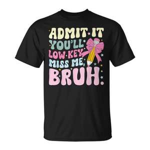 Camiseta Sentimental Farewell para adultos, unisex, manga corta, cuello redondo, gráfico minimalista, estampado digital - Product Image 1