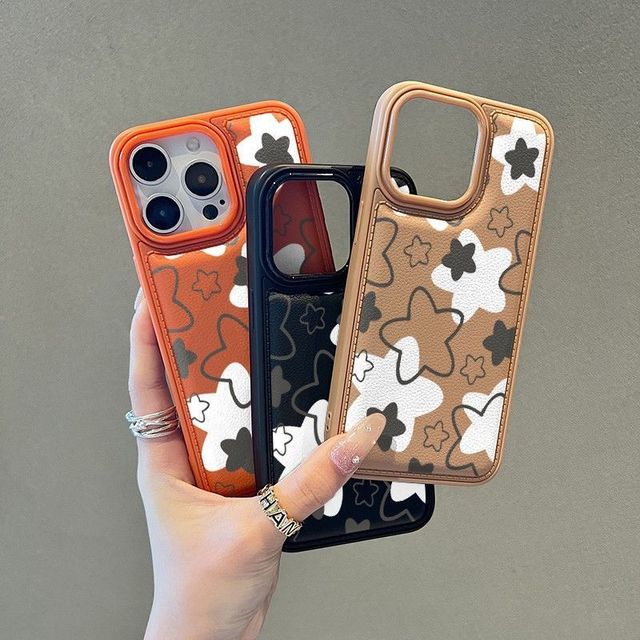 Beautiful Cute Star Design Shockproof Mobile Phone Cases for Iphone 17 16 15 Pro Max 14 13 12 11 Protective Back Cover Custom