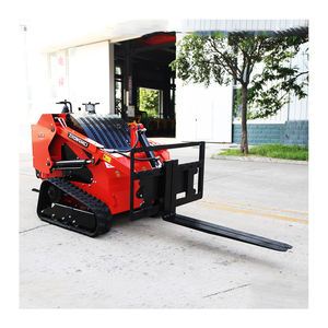 मल्टी-फंक्शन छोटे स्किड लोडर चीन ब्रांड मिनी लॉडर्स 1 टन इलेक्ट्रिक स्किड - Product Image 6