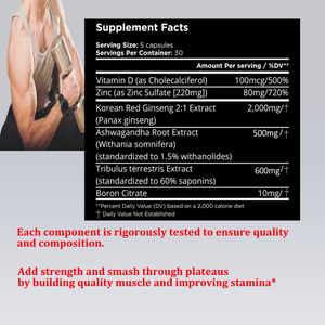 OEMプライベートラベルプレミアムマッスルビルダー & リカバリーサプリメントカプセル100% 天然成分筋肉の迅速な修理 - Product Image 3