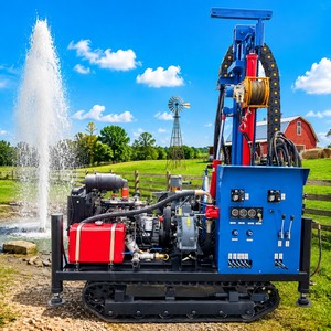 Plataforma de <span class=keywords><strong>Perforación</strong></span> de Pozos de Agua de 300m, con Certificación ISO9001 y CE, Fabricada en China, Rendimiento Confiable, <span class=keywords><strong>Perforación</strong></span> Rápida y Sencilla - Product Image 4
