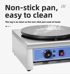 Machine <span class=keywords><strong>à</strong></span> crêpes professionnelle au gaz GPL pour la cuisson de crêpes et <span class=keywords><strong>mini</strong></span>-crêpes hollandaises - Product Image 3