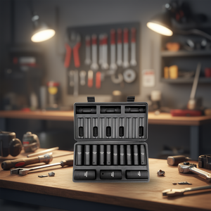 Juego de Llaves de Impacto Vevor de 1/2 Pulgada, 13 Piezas, Métricas Profundas de 10-24 mm, 6 Puntas, Acero Aleado Cr-V - Product Image 2