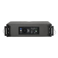 Enceinte portable Ka210 Pa pour événements, système Line Array double 10 pouces, avec flight case 2-en-1/3-en-1/4-en-1 en option et loquets Penn Elcom