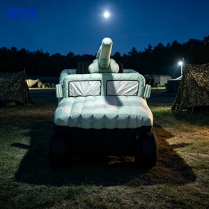 Maquette gonflable tout-terrain robuste REMEYA pour SUV, avec correspondance de signature IR et assemblage modulaire, pour flottes de location - Product Image 1