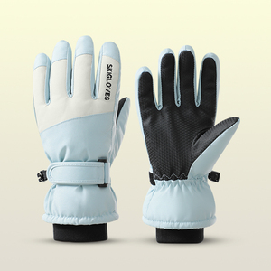 Pas cher Enfants Vélo Équitation <span class=keywords><strong>Snowboard</strong></span> Gants De Ski Enfants Sports Hiver Cyclisme Gants Chauds - Product Image 5