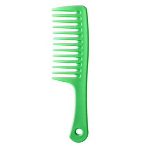 Peigne <span class=keywords><strong>de</strong></span> <span class=keywords><strong>coiffure</strong></span> professionnel à dents larges Brosse à cheveux à manche en plastique avec logo personnalisé pour un usage domestique et divers styles d'extensions <span class=keywords><strong>de</strong></span> cheveux - Product Image 6