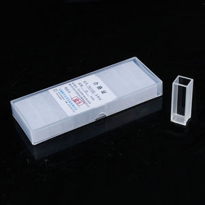 Spectromètre de laboratoire Transmittance ultraviolette UV Cellule à flux optique Cuvette en verre de quartz avec couvercle à vis - Product Image 4